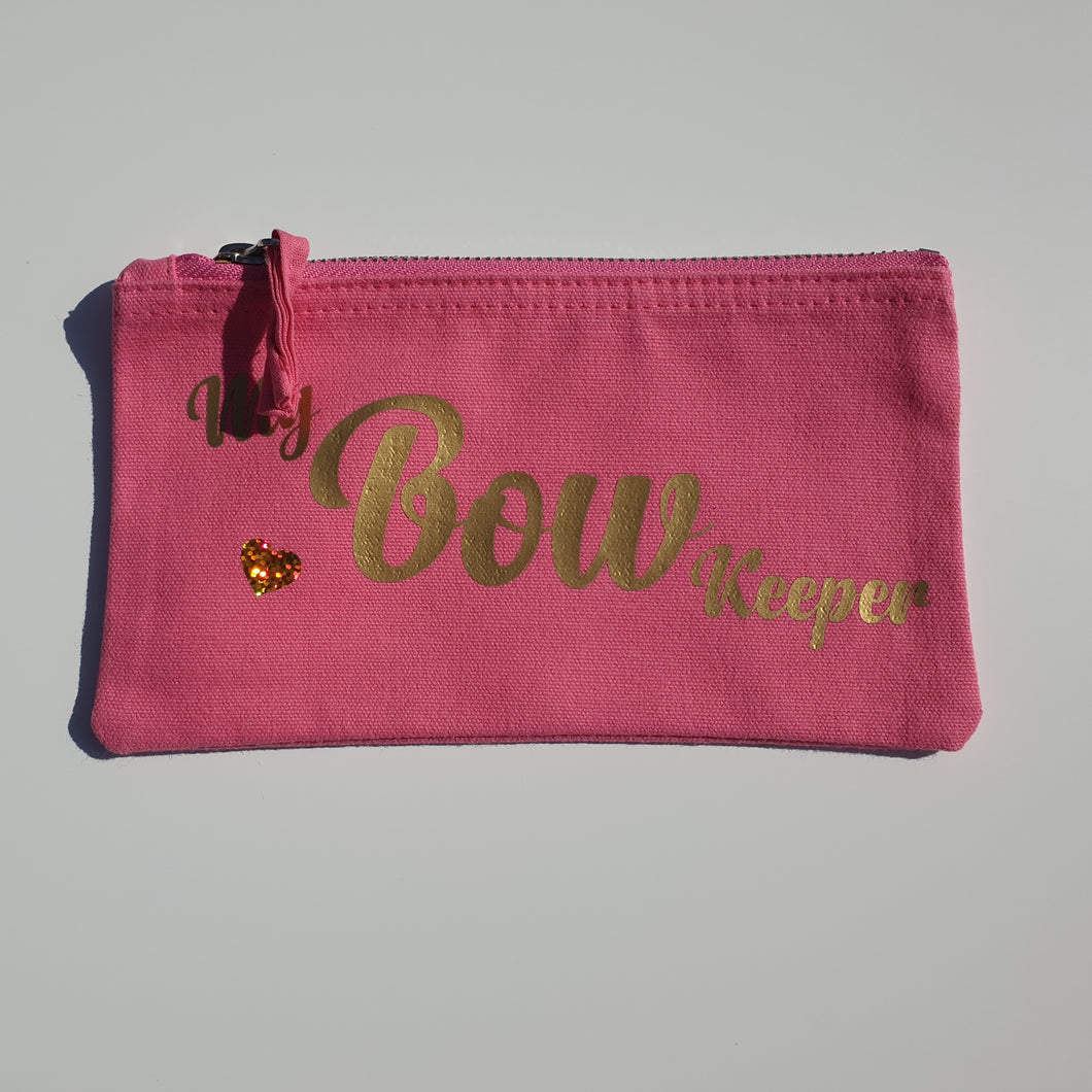 Bow Pouch Pink