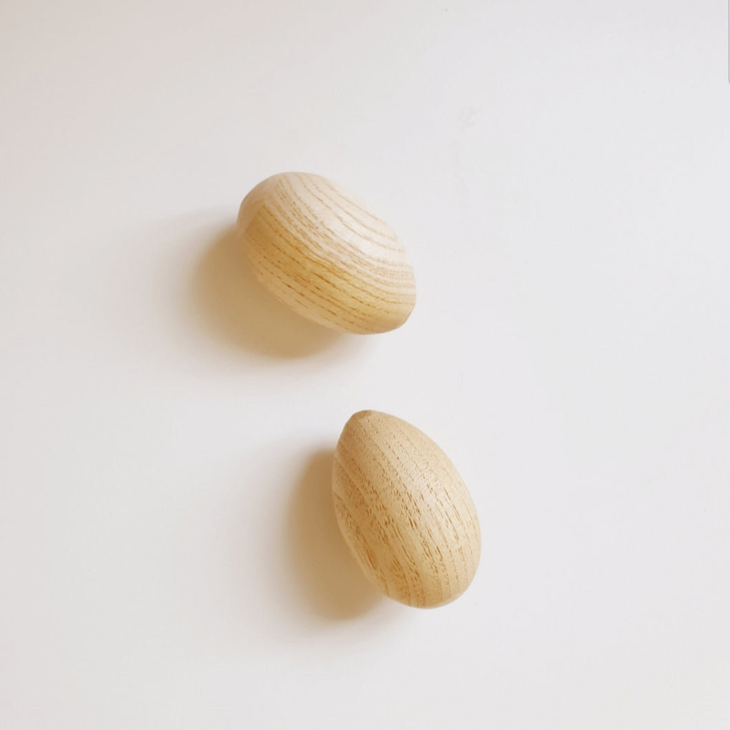 Wooden Egg Shaker (set of 2)